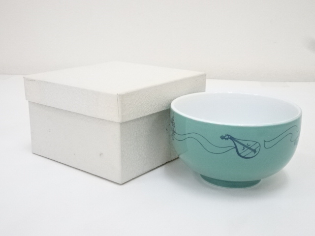 JAPANESE TEA CEREMONY / CHAWAN(TEA BOWL) / BIWA LUTE